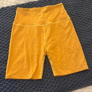 Beyond Yoga Orange Spacedye Biker Short - Large